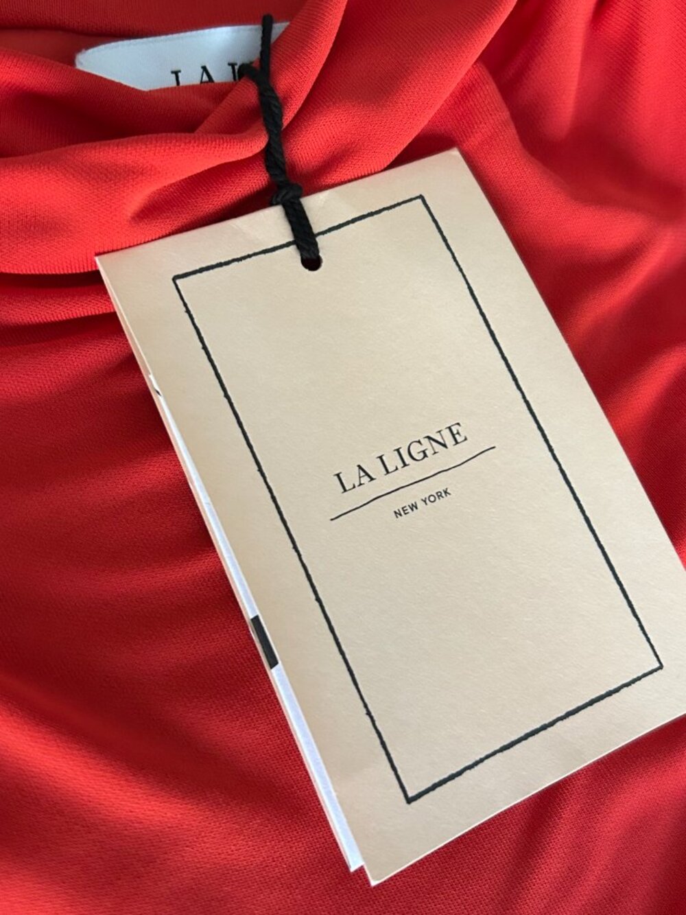 La Ligne NWT Milla dress, tomato, M - Picture 8 of 11